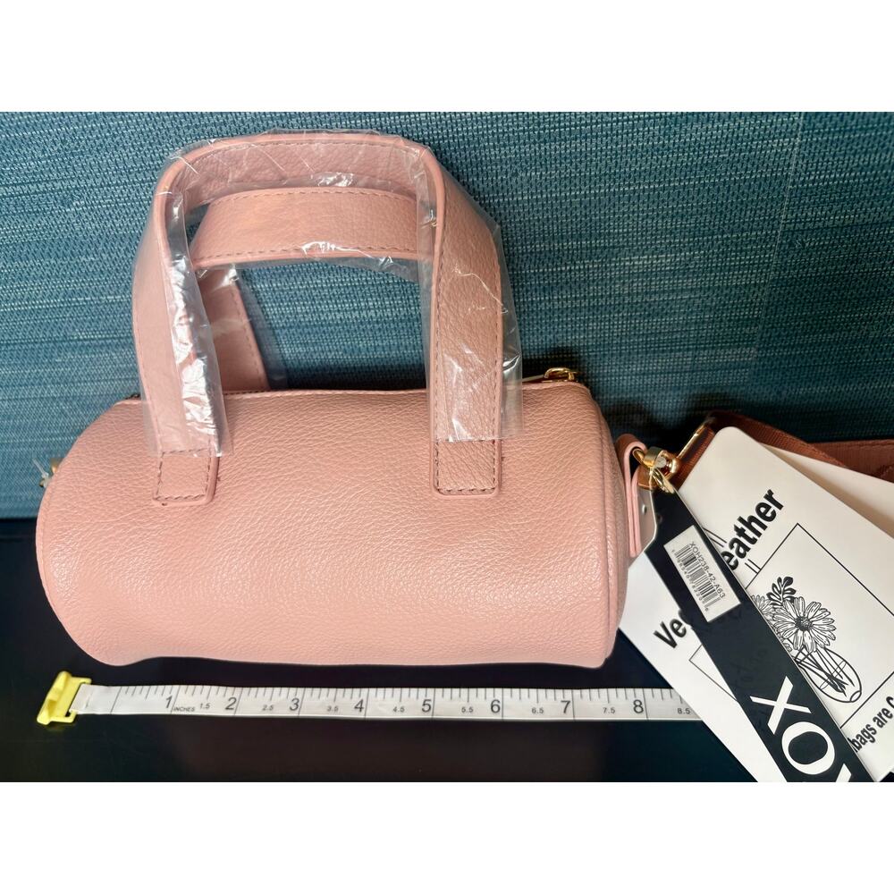 NWT - XOXO Mini Pink Barrel Bag - Vegan Leather - Picture 2 of 8